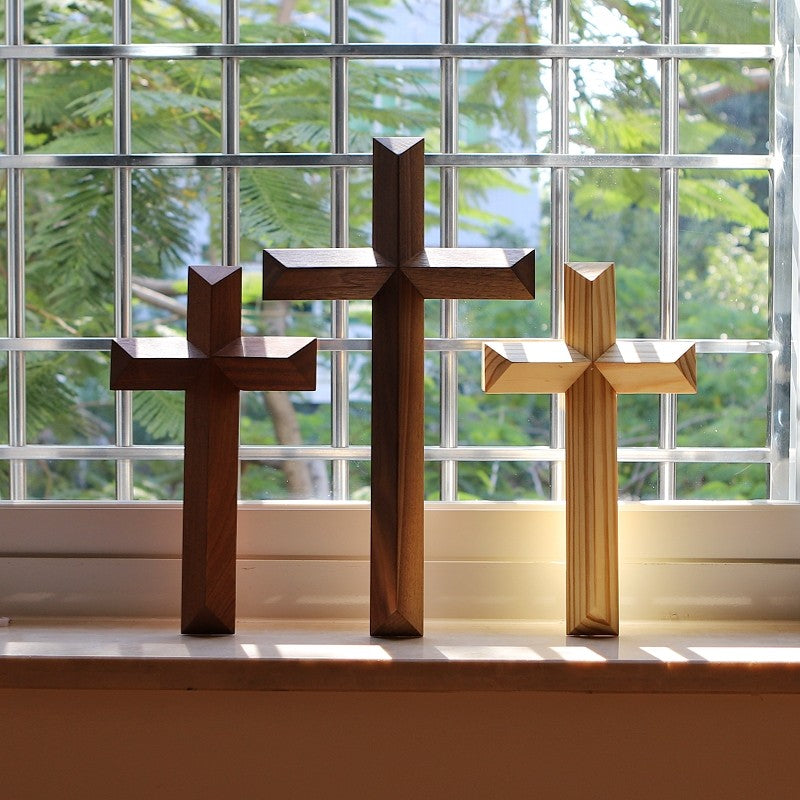 Amen Solid Wood Cross