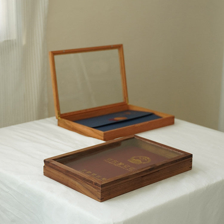 Clarion Solid Walnut Document Organizer