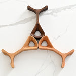 Aurelo handcrafted wood headphone holder