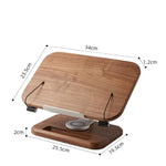 Black Walnut Reading Holder for Books