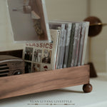 Cadence wooden CD stand for organizing albums
