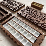 Choco Black Walnut Watercolor Palette Box with watercolor pans