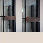 Coffee Shop Open Closed Sign