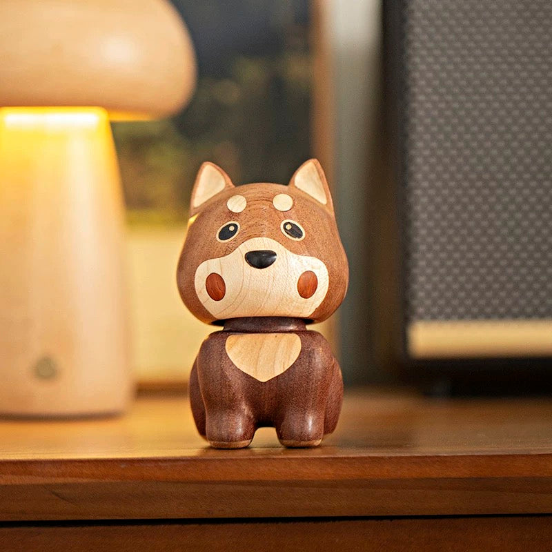 Corgi Shaped Wobbling Car Decoration