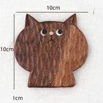 Creative Bear Coasters Black Walnut