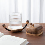 Creative Solid Wood Crab Coasters