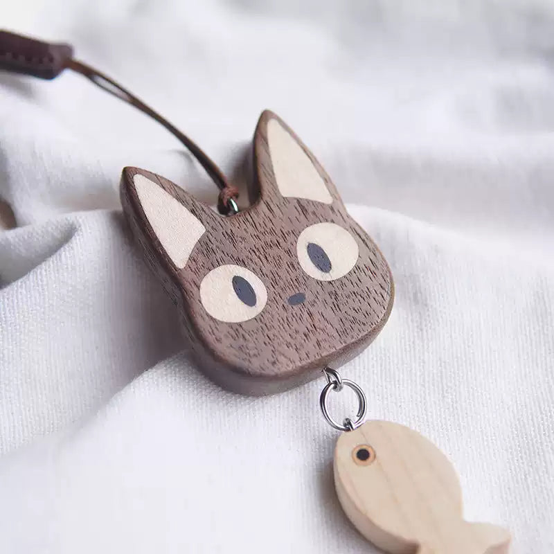 Cute Cat Pendant Keychain