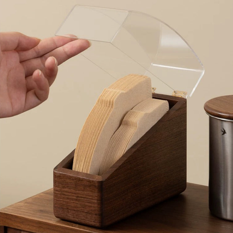 Dust-Proof Coffee Filter Storage