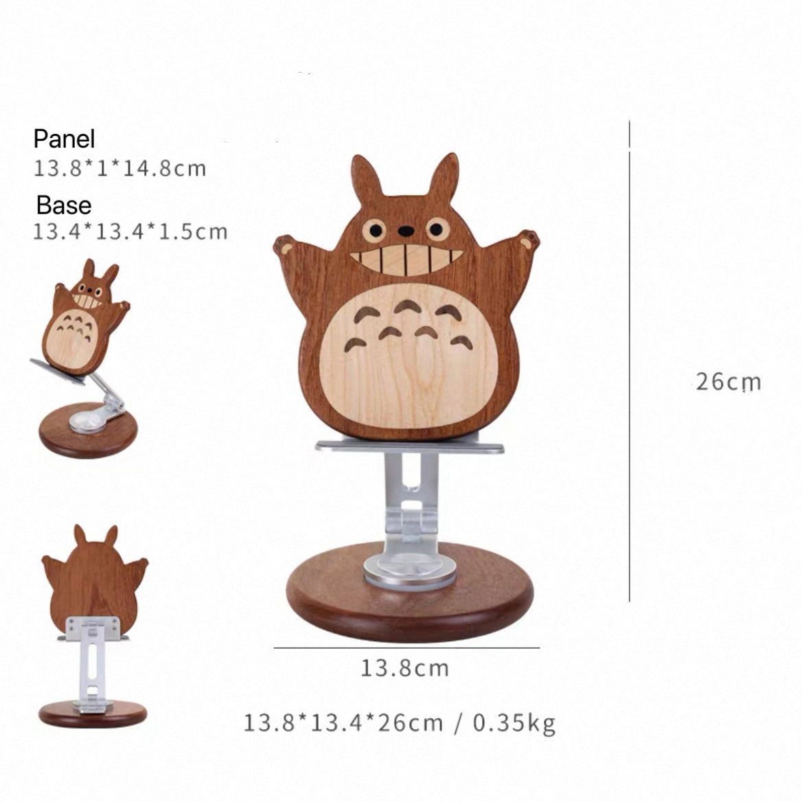 Ergonomic Smiley Toto Adjustable Phone Tablet Stand