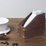 Handcrafted Black Walnut Coffee Filter Holder