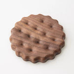 Handmade Black Walnut Cookie Coaster Set (4pcs)