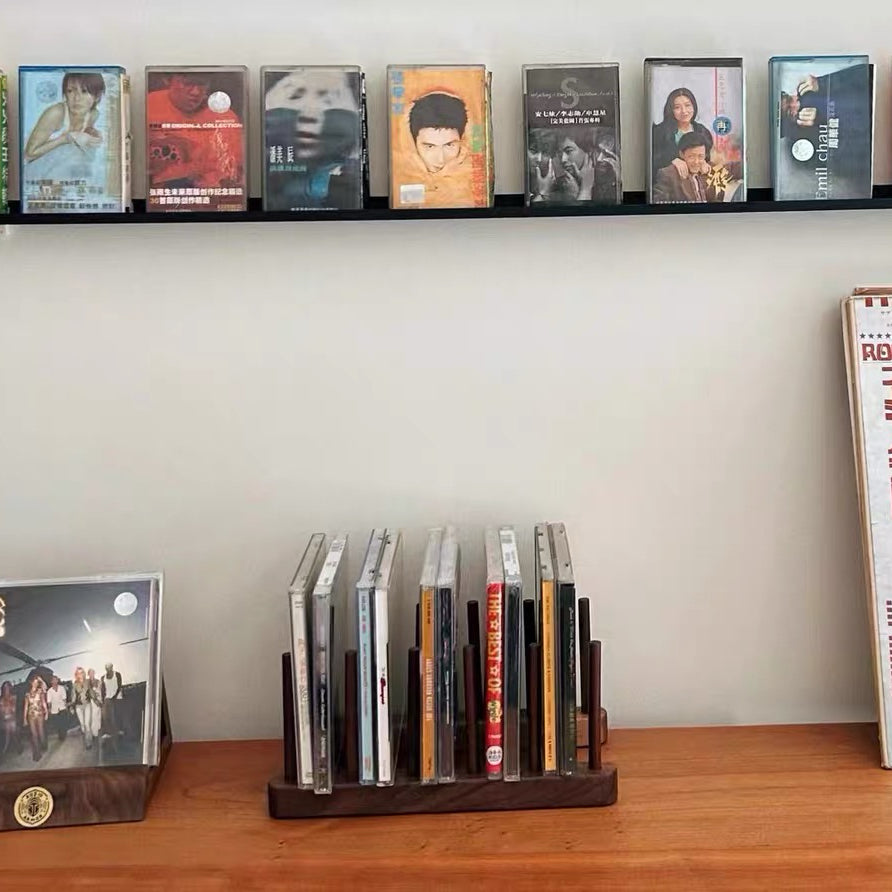 Tempora Solid Wood CD Display Rack