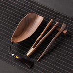 Kongfu Walnut Tea Ceremony Four-Piece Set