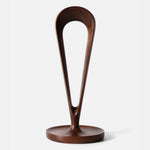 Kumo solid black walnut headphone display stand