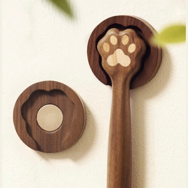 Long Handle Cat Paw Shoehorn for Standing