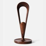 Luxury black walnut wood stand for headphones