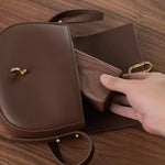 Minimalist Glasses Case Black Walnut