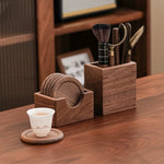 Moryu walnut Kungfu tea six-piece ceremony set