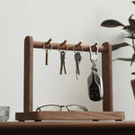 Orlan wooden key organizer stand for tabletops
