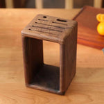Premium Cleave Solid Wood Knife Block with smooth finish