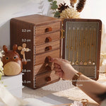 Prestige Walnut Decorative Jewelry Chest