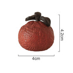 Red Mandarin Wooden Ornament