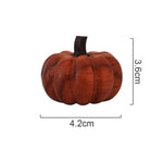 Red Pumpkin Wooden Ornament