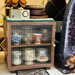 Rina solid wood cabinet for living room organization