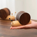 Solid Wood Snails Coasters