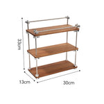 Sorty walnut rack for organizing desk and shelves