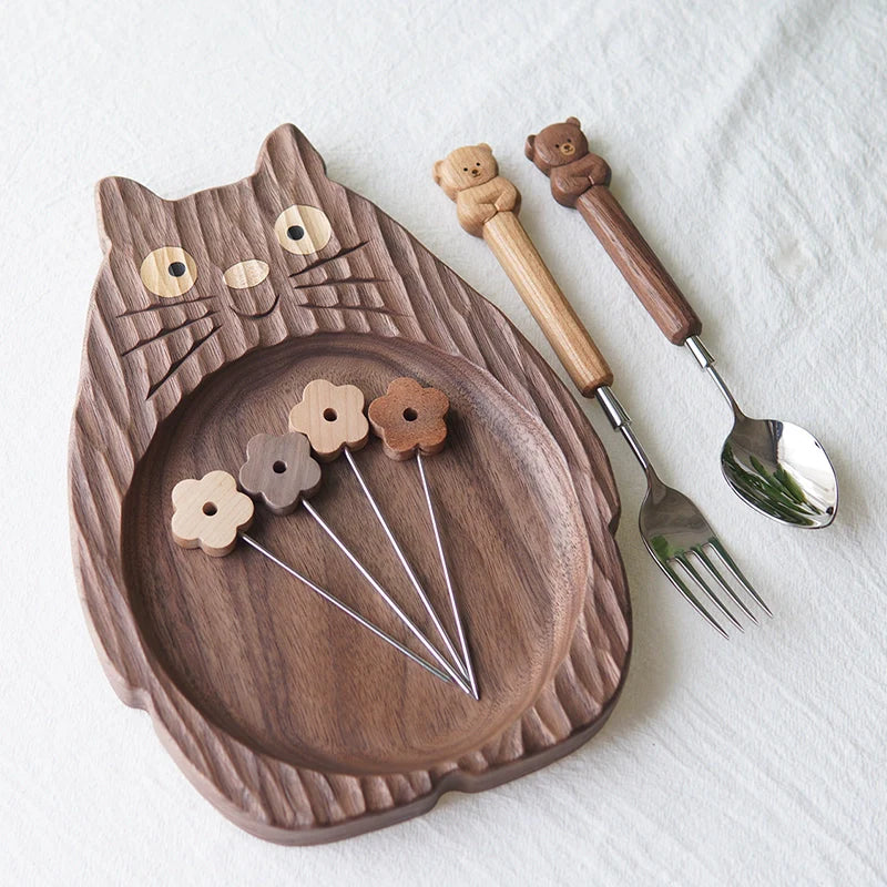 Toto solid wood decorative tray