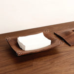 Walnut Tissue Container NatureLine