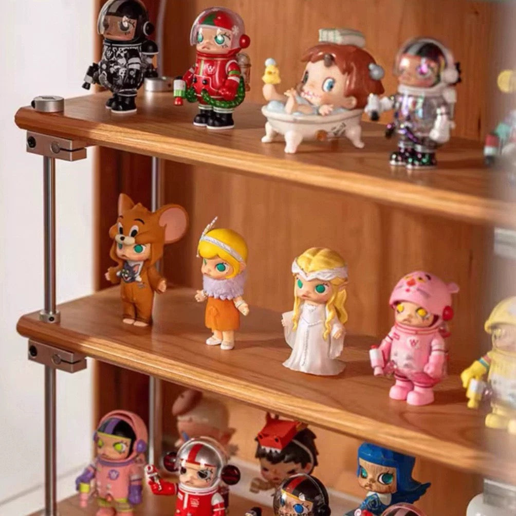 Walnut multi-tier rack for organizing daily essentials