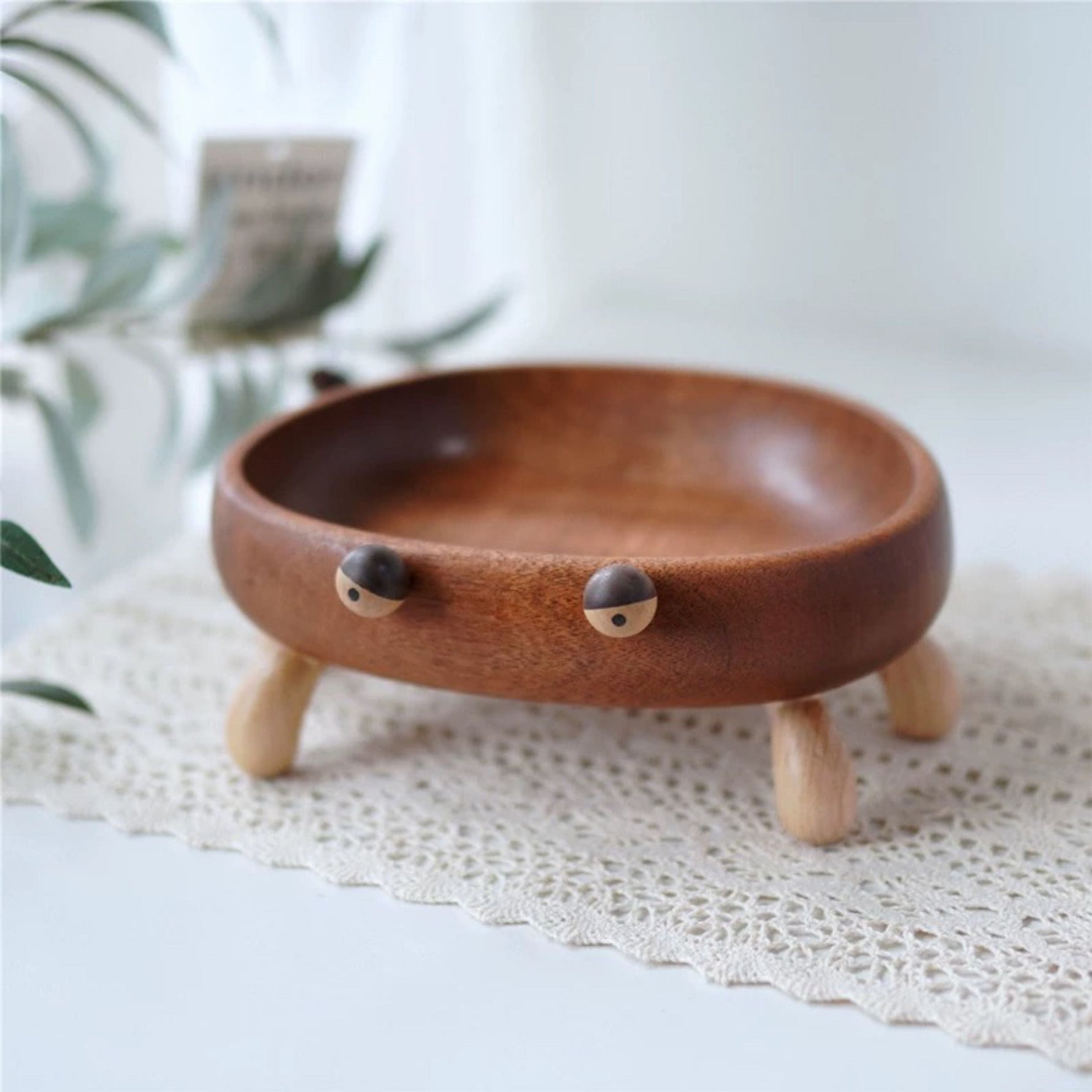 Wenge Crab Catchall Tray