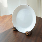 Wooden Cat Dish Holder