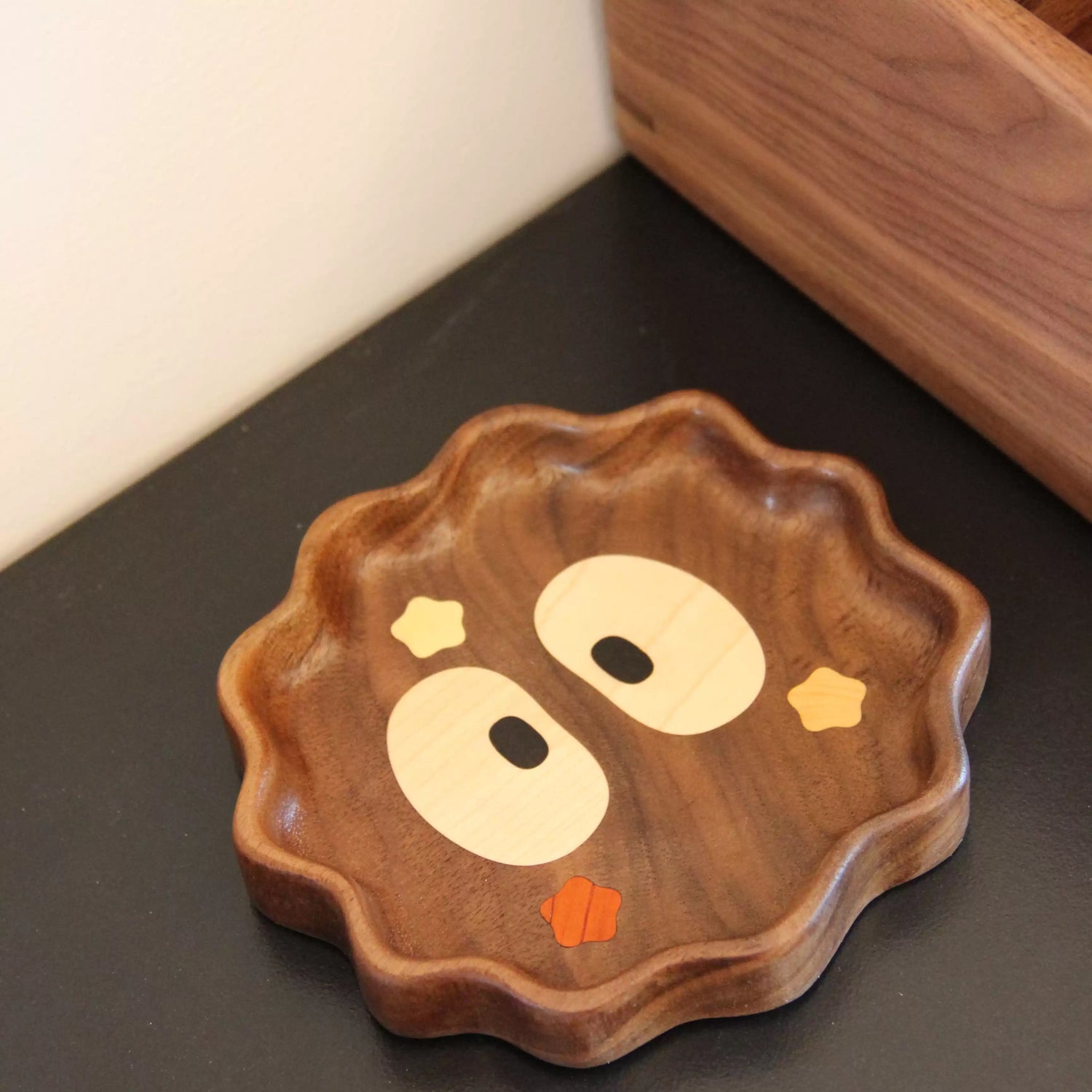 Wooden Coal Ball Tray