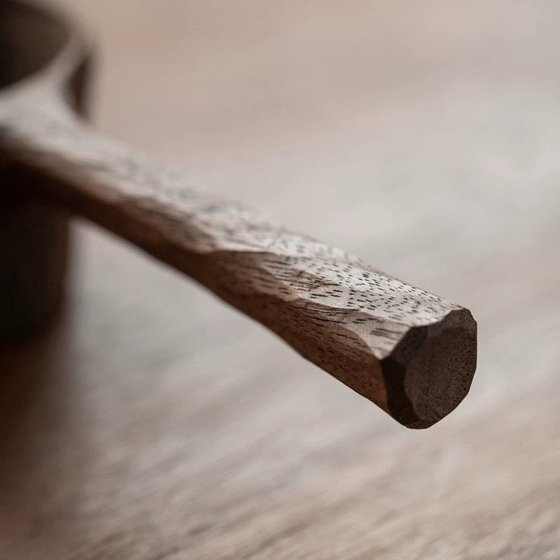 black walnut measuring scoop