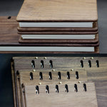 premium black walnut notebook