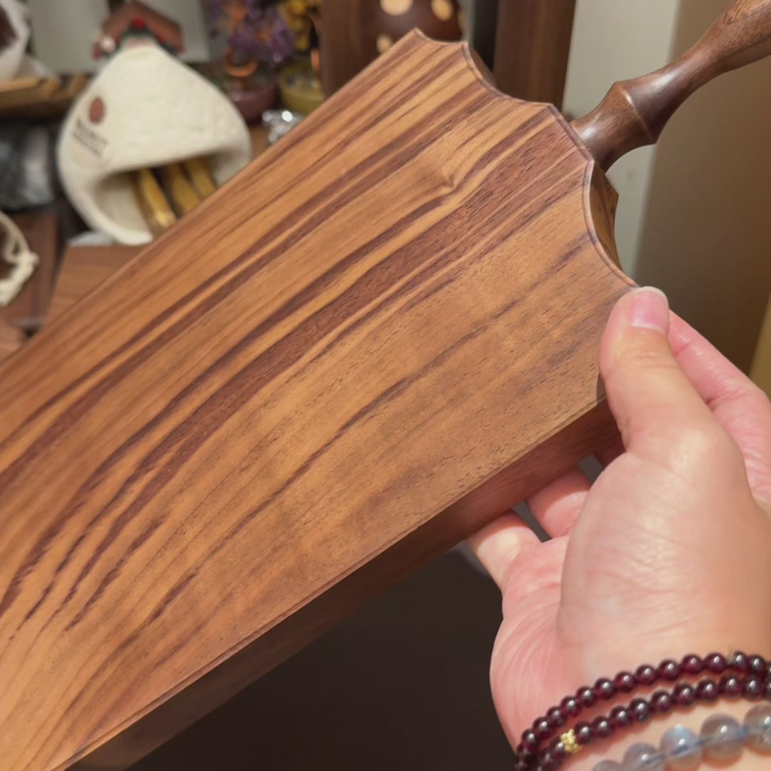 Feast Retro Style Walnut Serving Board