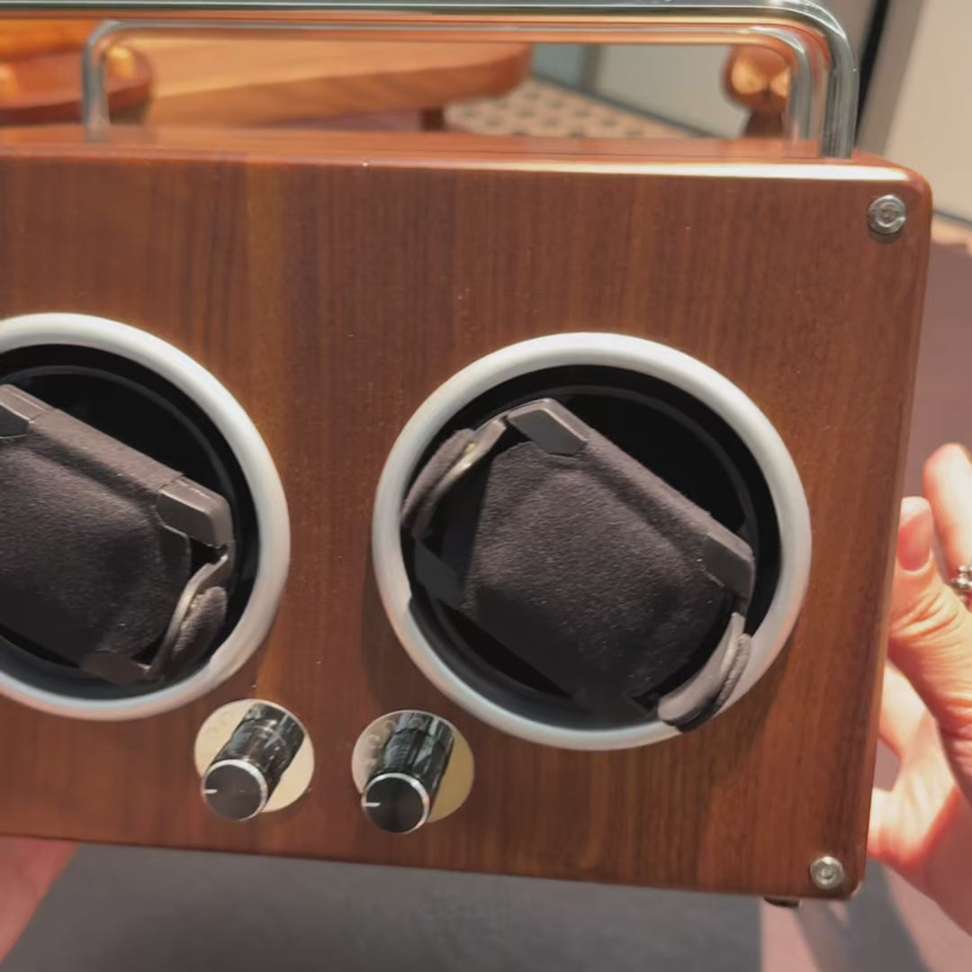 Geek Walnut Automatic Watch Winder