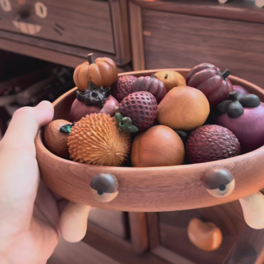 Juicy Wooden Fruit Ornament