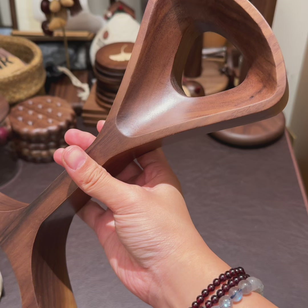 Aurelo Premium Solid Wood Headphone Stand