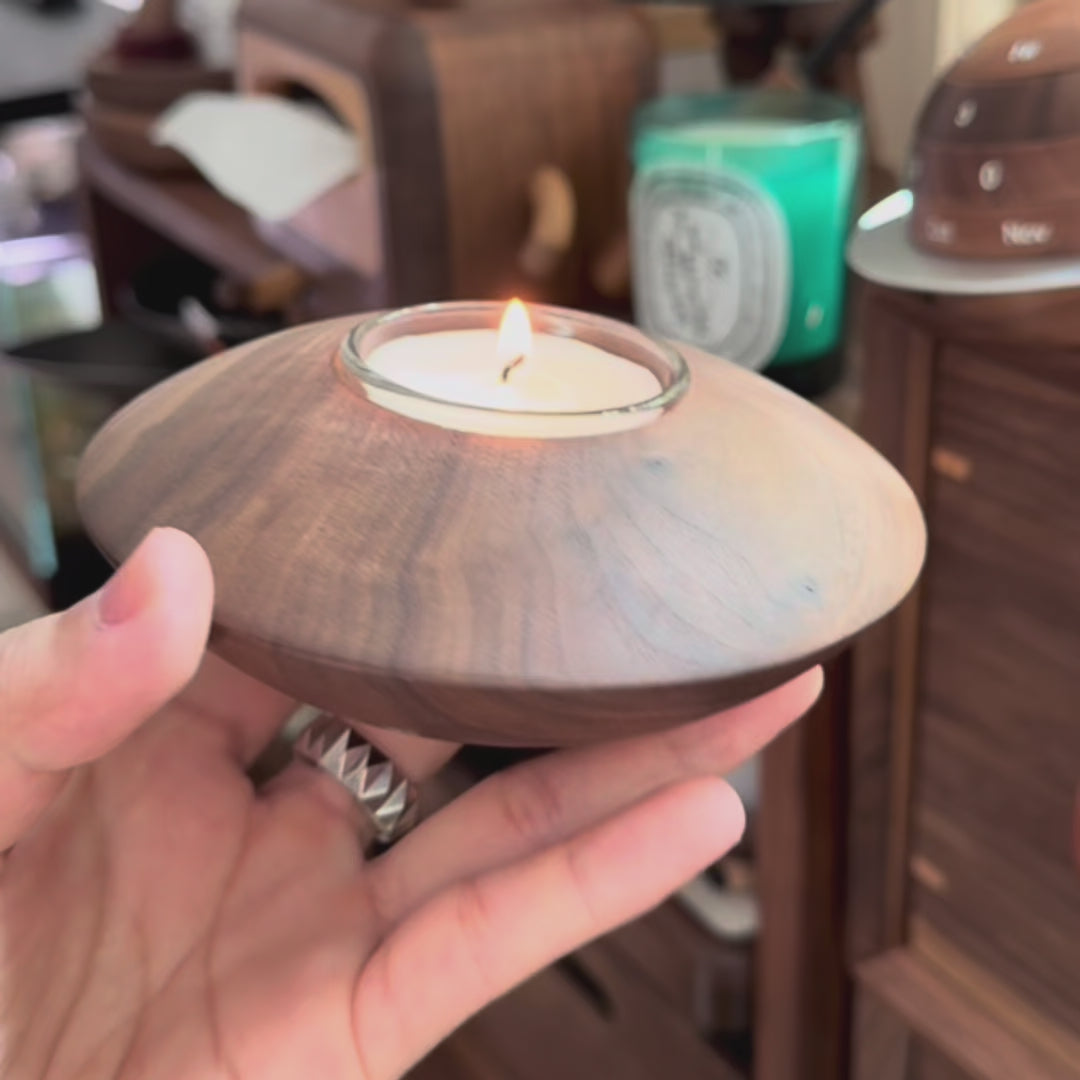 Minimal Wooden Scented Candle