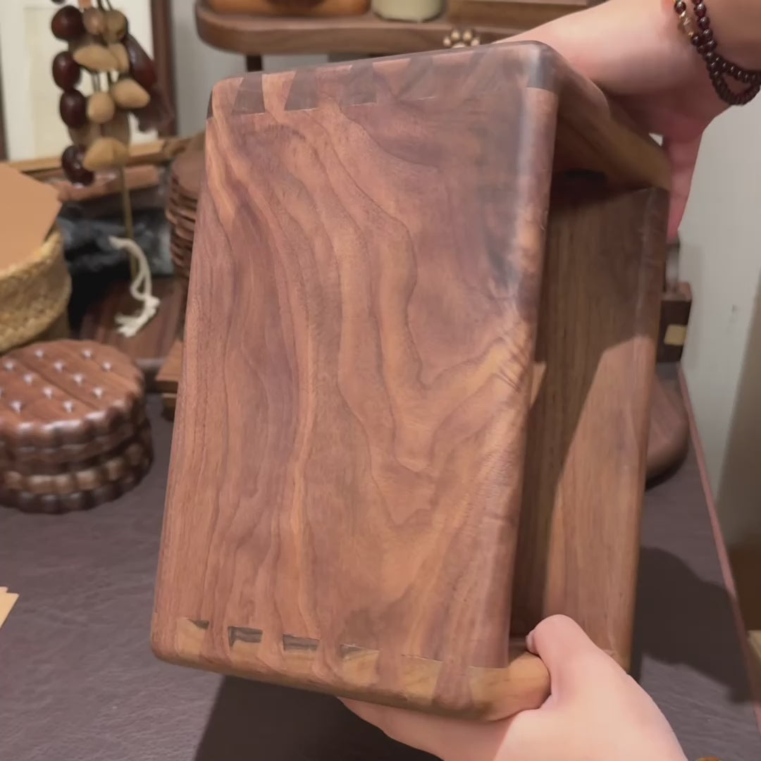 Cleave Solid Wood Knife Block