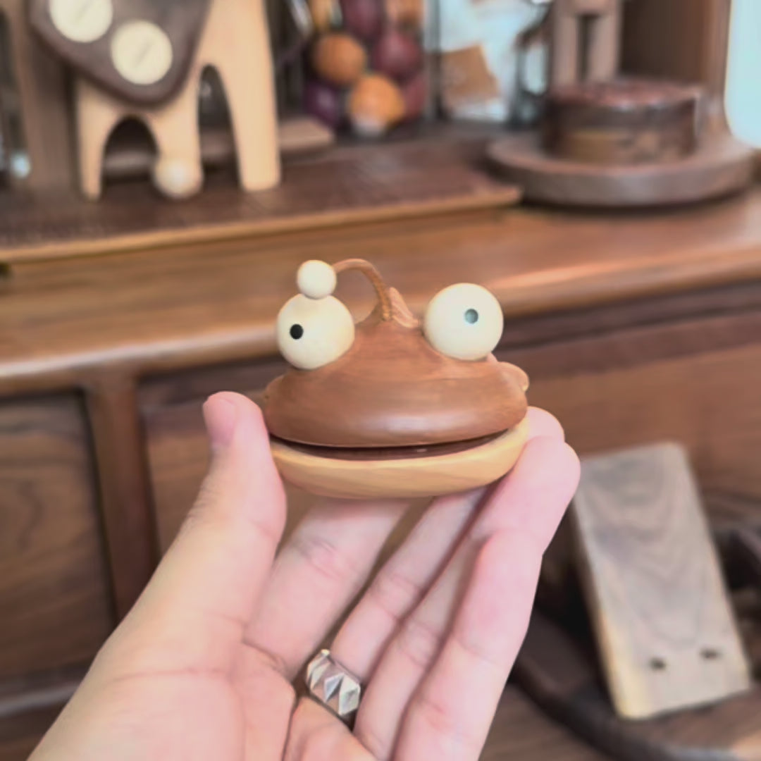 Anglerfish Walnut Snack Clip