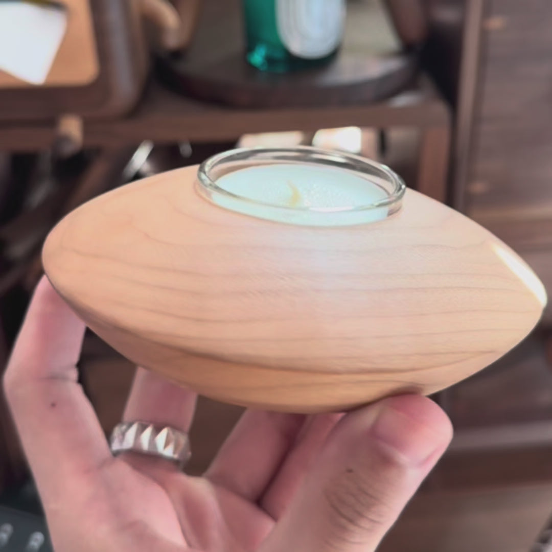 Minimal Wooden Scented Candle
