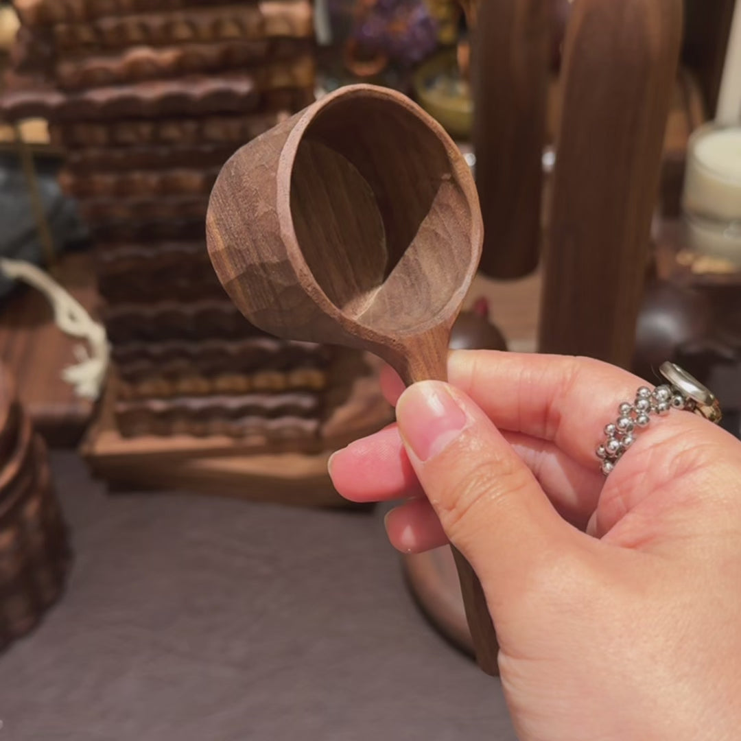 CoffeeGrain Walnut Handcrafted Coffee Scoop