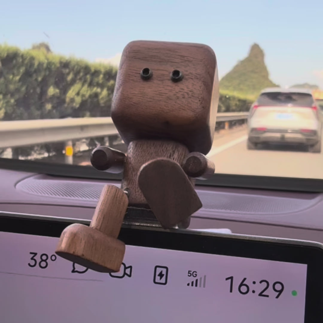 Wobbling Mini Figurine Car Ornament