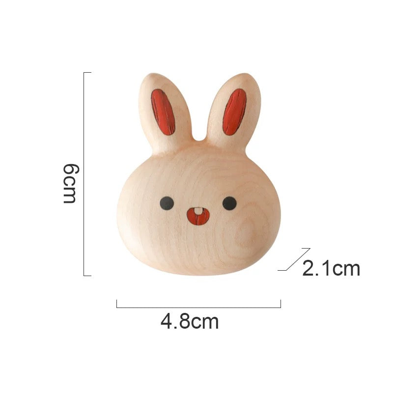 rabbit fridge magnet