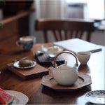 rustic wooden cutting board